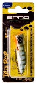 SPRO Wobler Iris Pop 5,5cm Herring