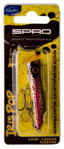 SPRO Wobler Iris Pop 5,5cm Rainbow Trout