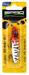 SPRO Wobler Iris Walk'R 6,5cm Red Head Tiger